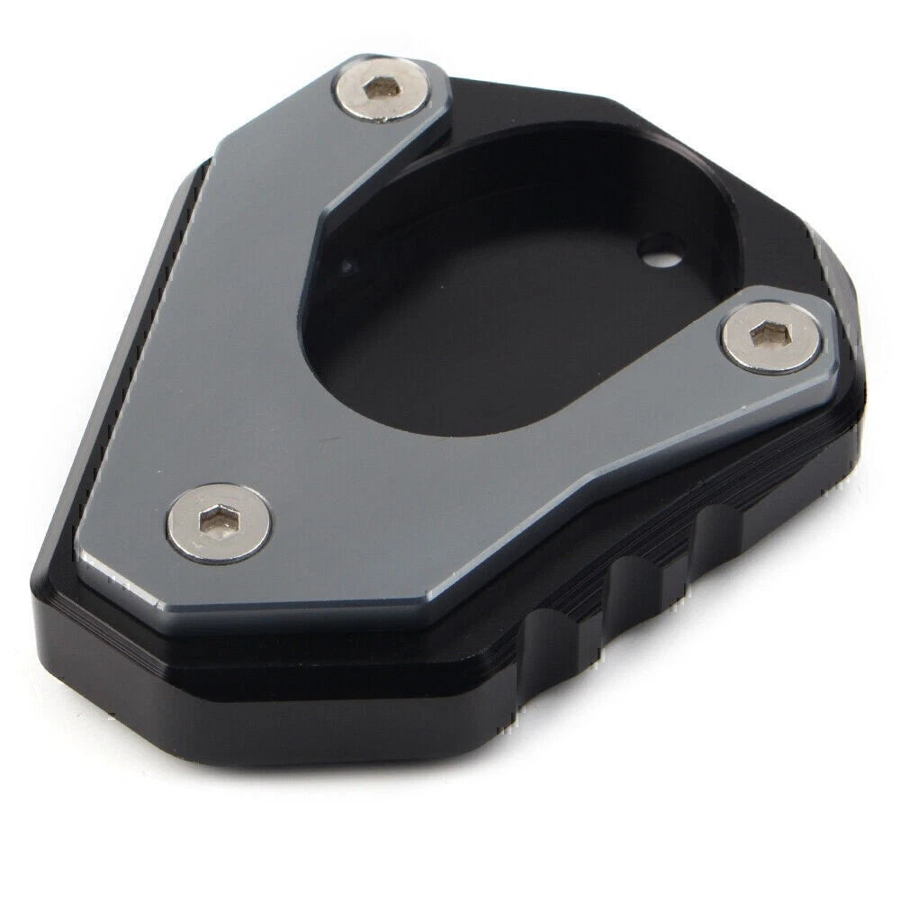 CNC Gray Foot Stand Side Extension Plate for KAWASAKI Ninja 400 Versys650 KLX250