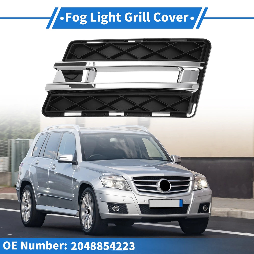 Front Left Fog Light Grill Replacement for Mercedes-Benz GLK-Class (2013–2015)