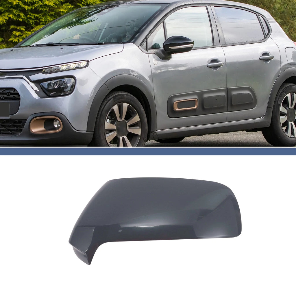 Left Passenger Side Mirror Cover Cap for Citroen C3 Picasso (2010–2017)