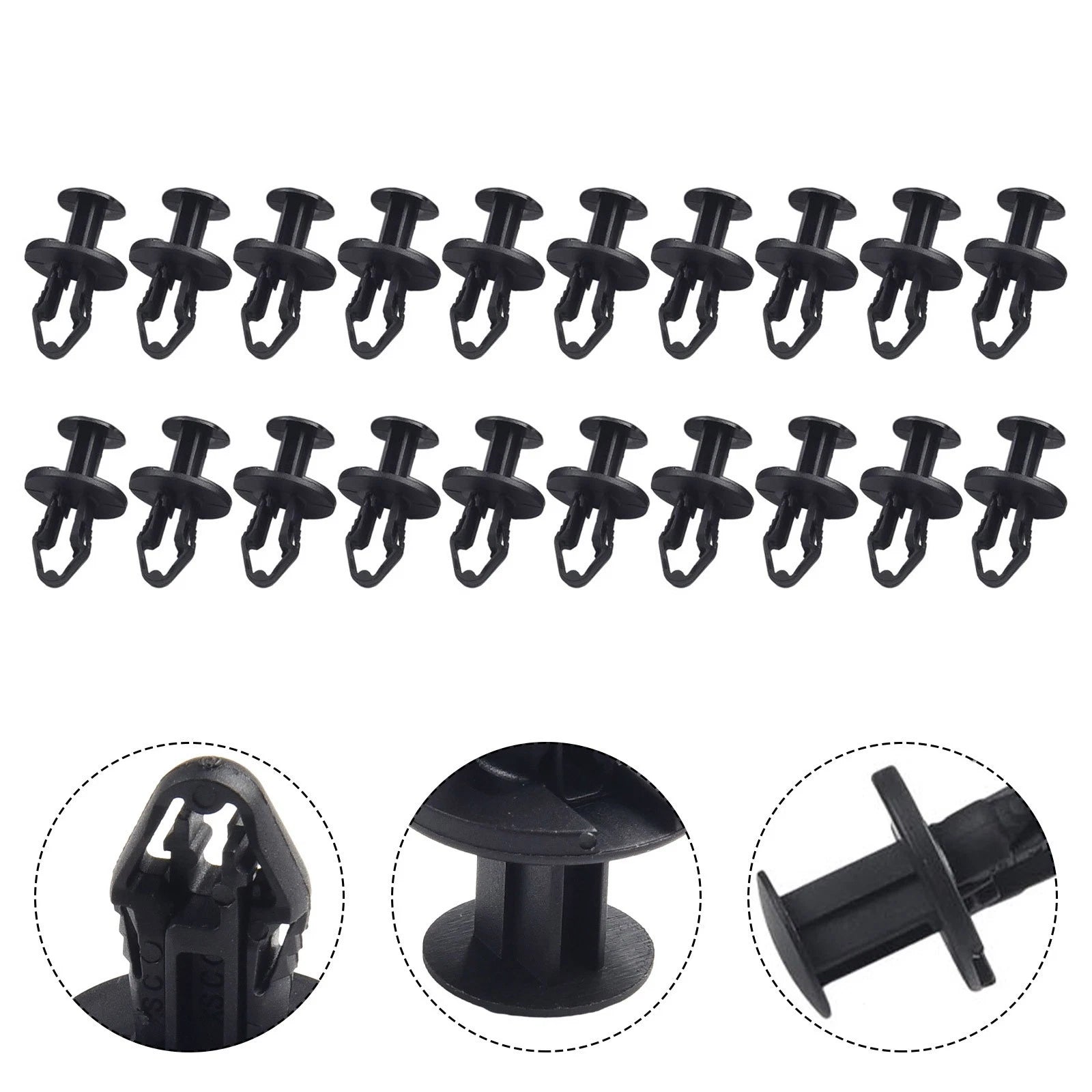 20pcs Undertray Rivets Clips for Tesla Model 3 (2017–Present)