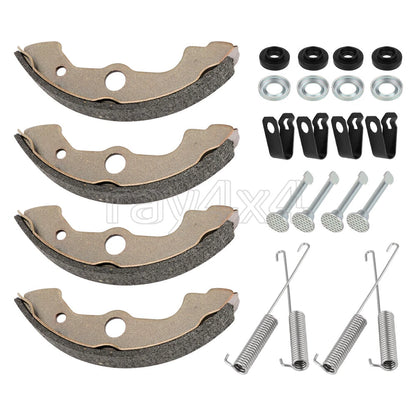 Front Brake Shoes w/Pins Kit for Honda Rincon 650 TRX650FA TRX650FGA (2003–2005)