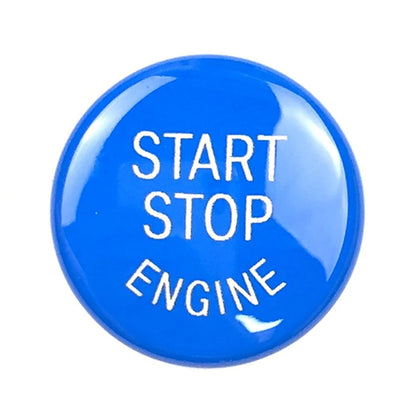 Blue Engine Start Stop Button Cover for BMW E Chassis 1 3 5 Series X1 X3 X5 Z4