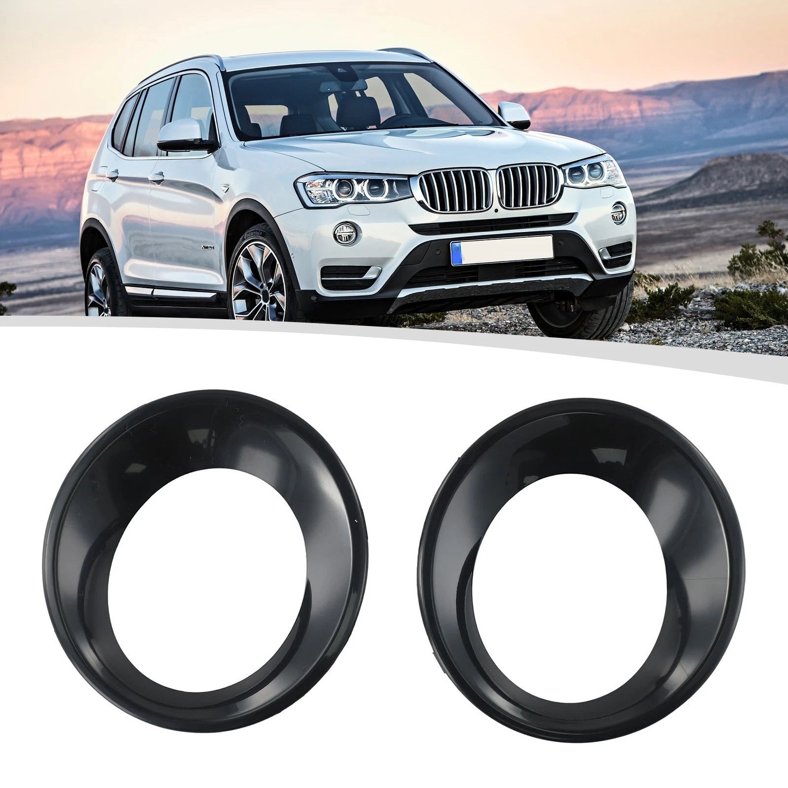 Fog Light Cover Set for - Left + Right Trim