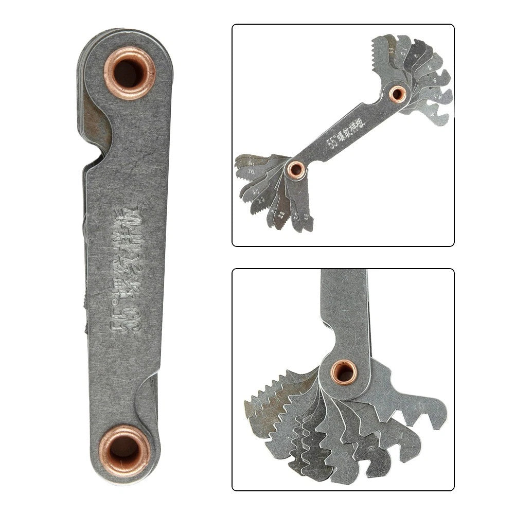 Set of 4 Thread Gauges for Manual Measurement Tools