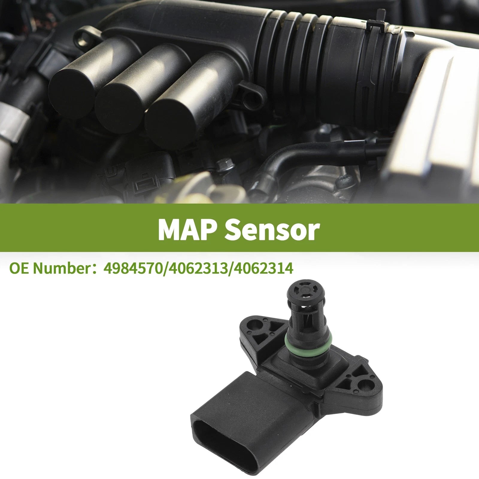 Manifold Absolute Pressure MAP Sensor for Dodge Ram 2500 3500 (2013–2018)