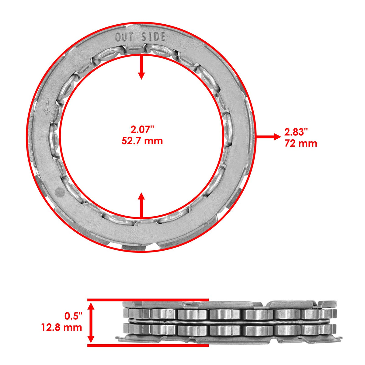 Starter Clutch One Way Bearing Sprag for Honda TRX400EX Sportrax 1999–2007