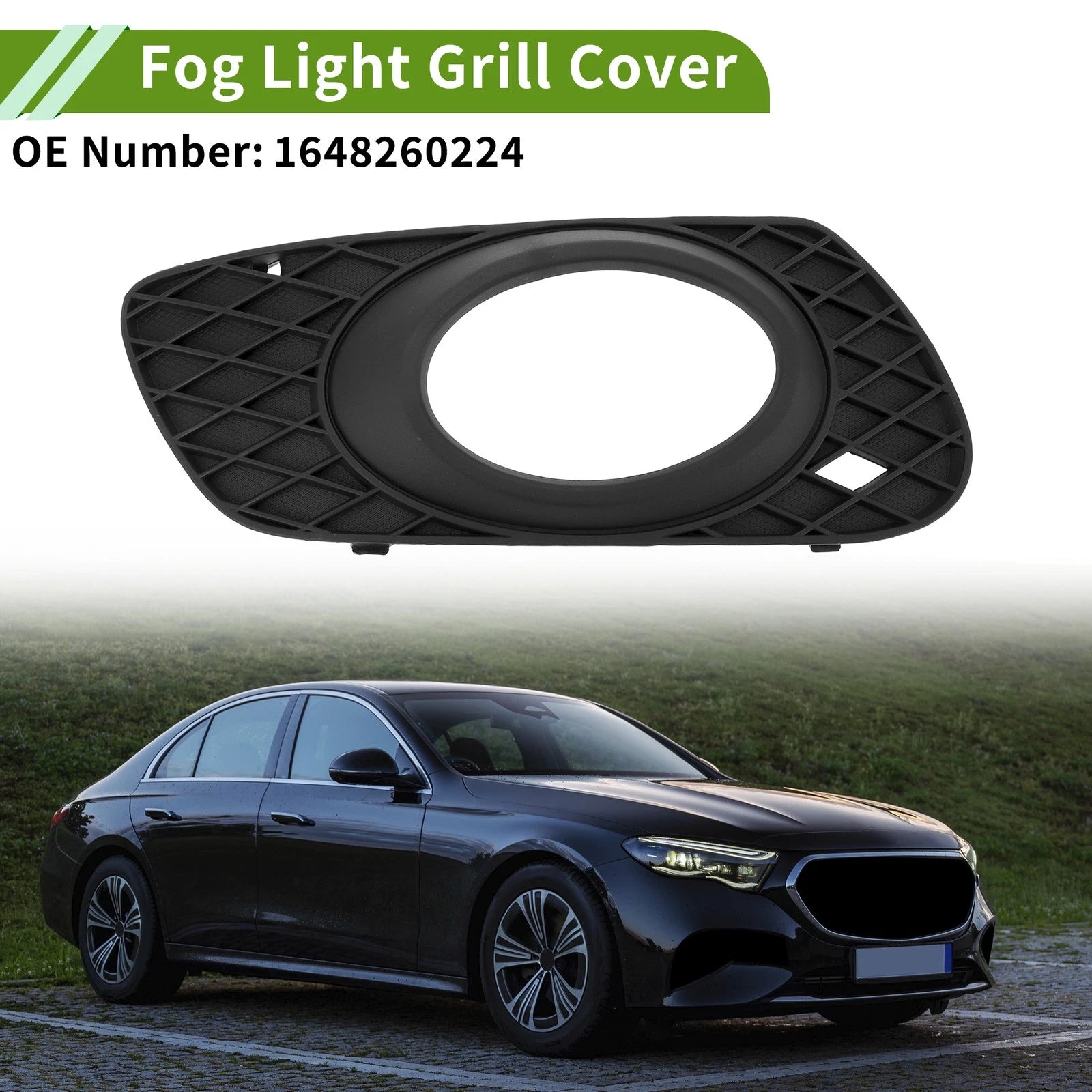 Front Right Fog Light Grill Replacement for Mercedes Benz W164 (2006–2008)