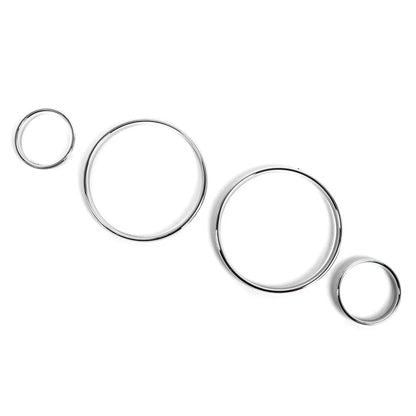 Speedometer Gauge Dial Rings Bezel Trim for BMW 5 Series E39, 7 Series E38, M5, X5 E53