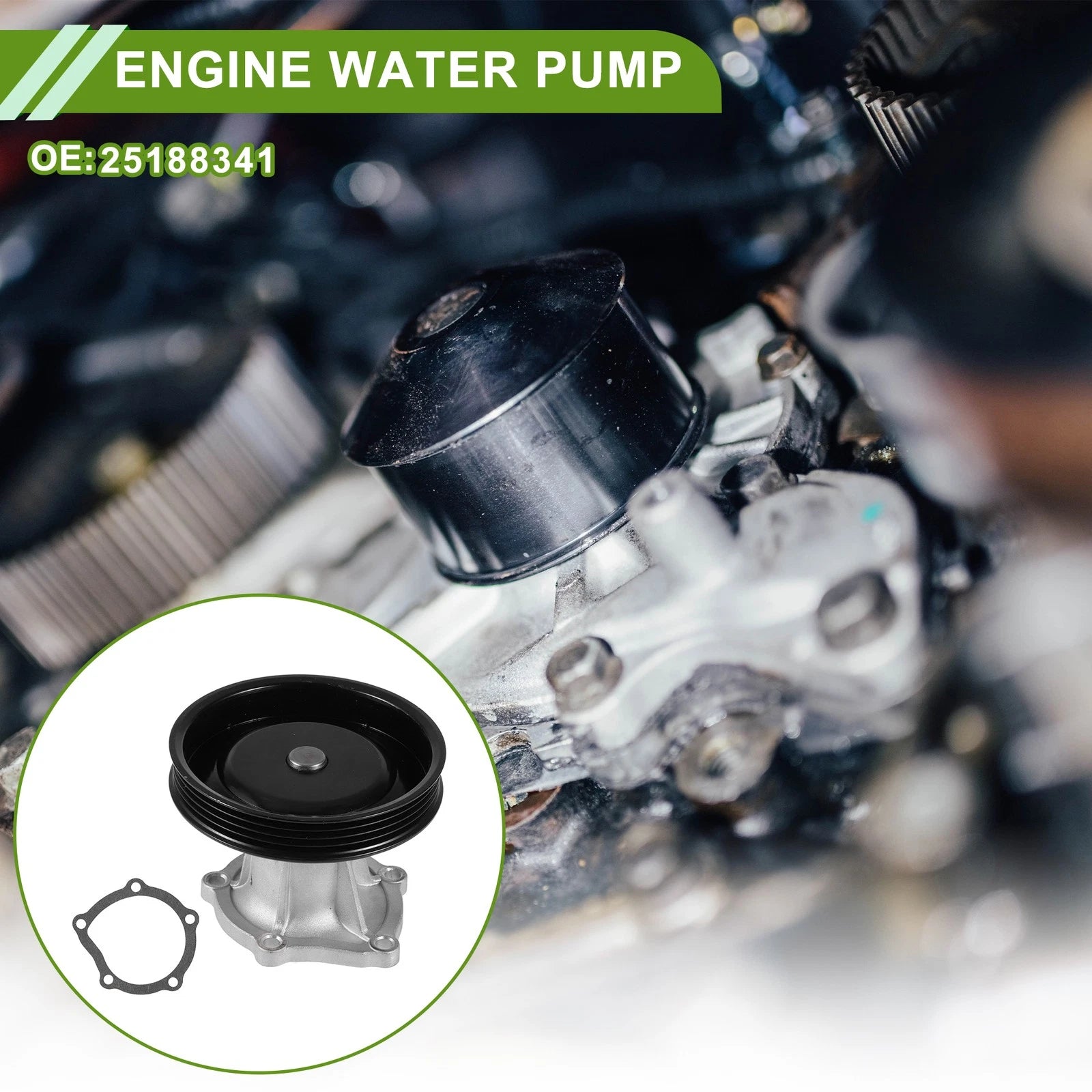 Engine Water Pump Replacement for Chevrolet Aveo 2006–2016 Cooling Water Pump