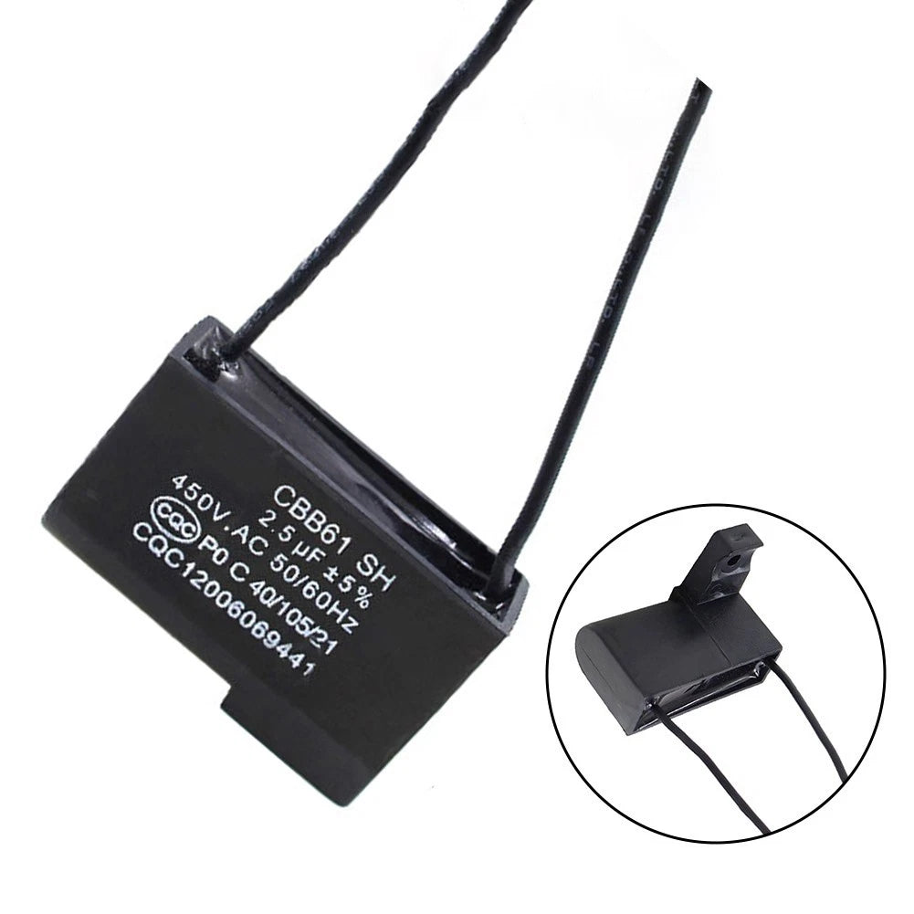 CBB61 Capacitor 2.5uF 450V for Ceiling Fan and Table Fan (Used)