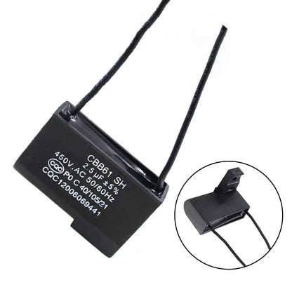 CBB61 Capacitor 2.5uF 450V for Ceiling Fan and Table Fan (Used)