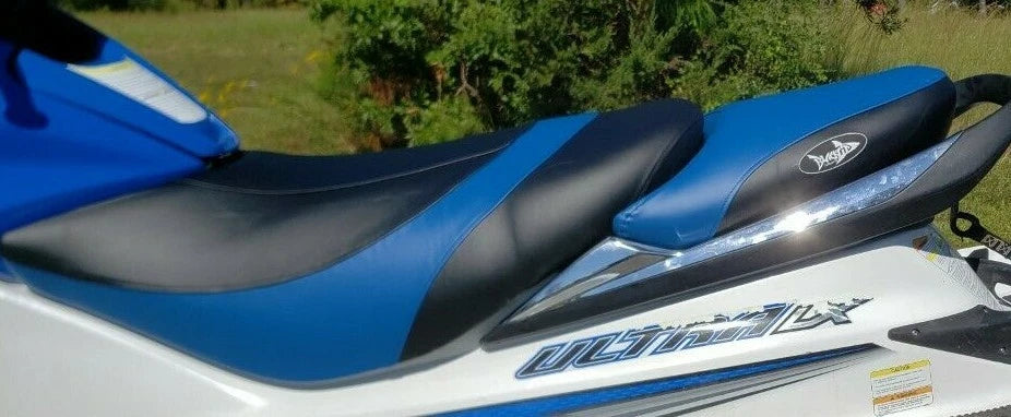 Seat Cover for Kawasaki Ultra 250x 260 300 310 (2007–2017) Black/Royal Blue