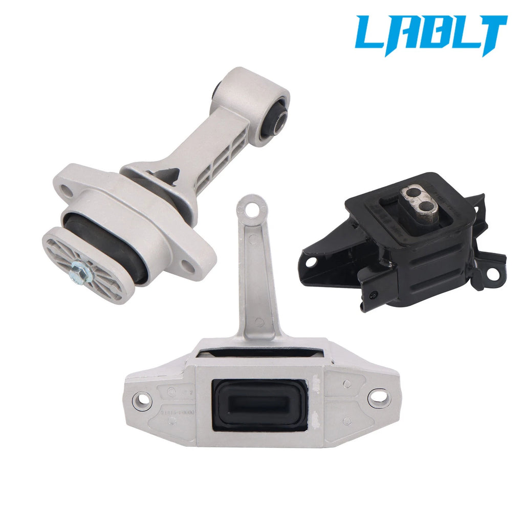 3PCS Engine Motor & Trans Mount Set for Hyundai Elantra 2.0L (2017–2018)