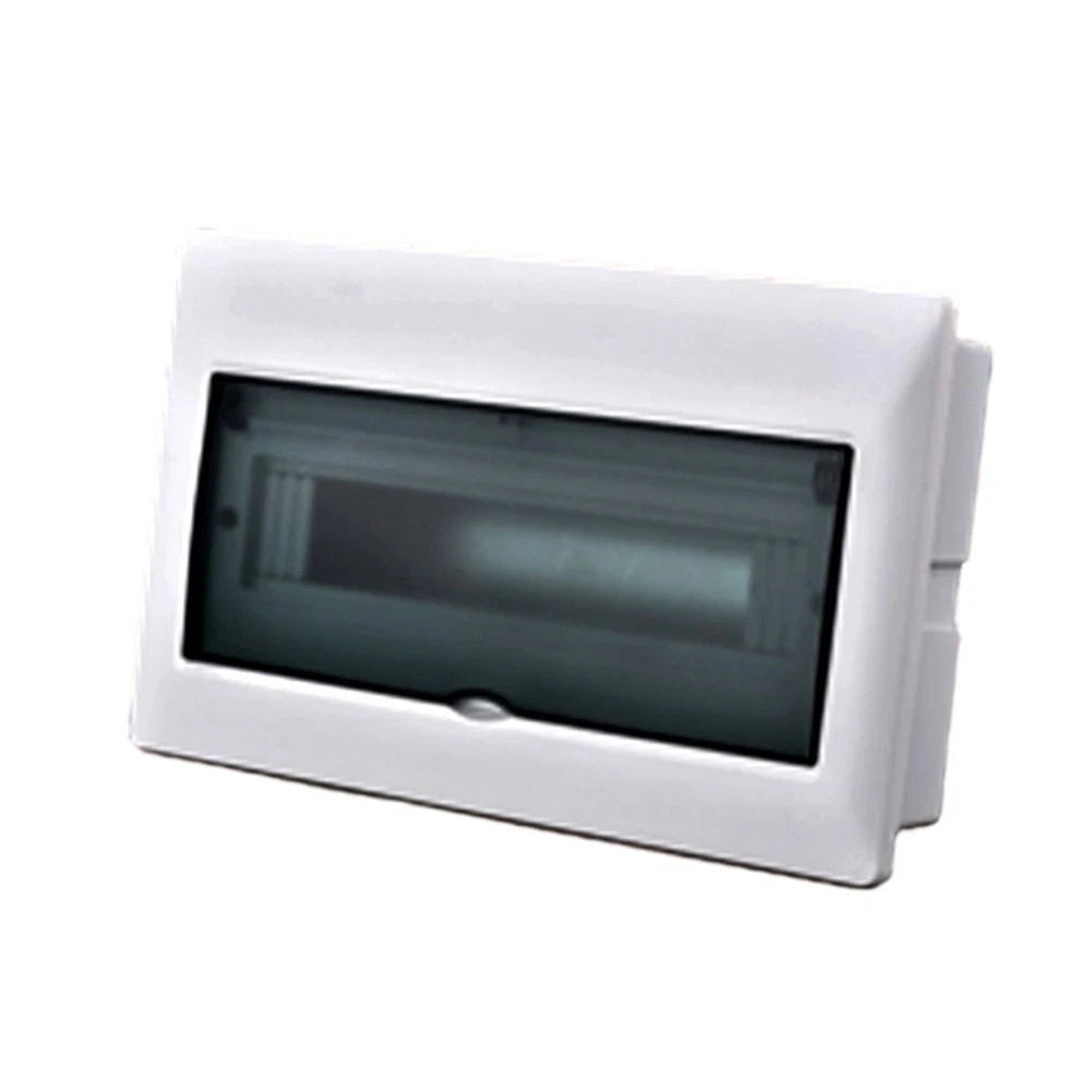 15 Way DIN Rail Distribution Box with Transparent Cover for Power Use