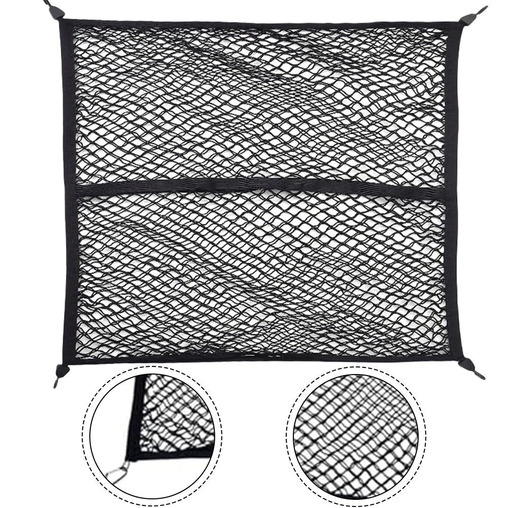 Cargo Net with 6 Hooks for Car (120cm x 120cm)