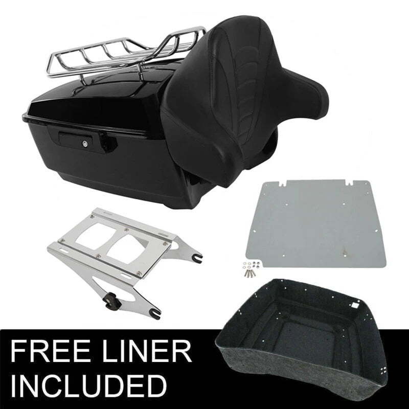 King Trunk Backrest Mount Plate for Harley Touring Road Street Glide (2014–2026)
