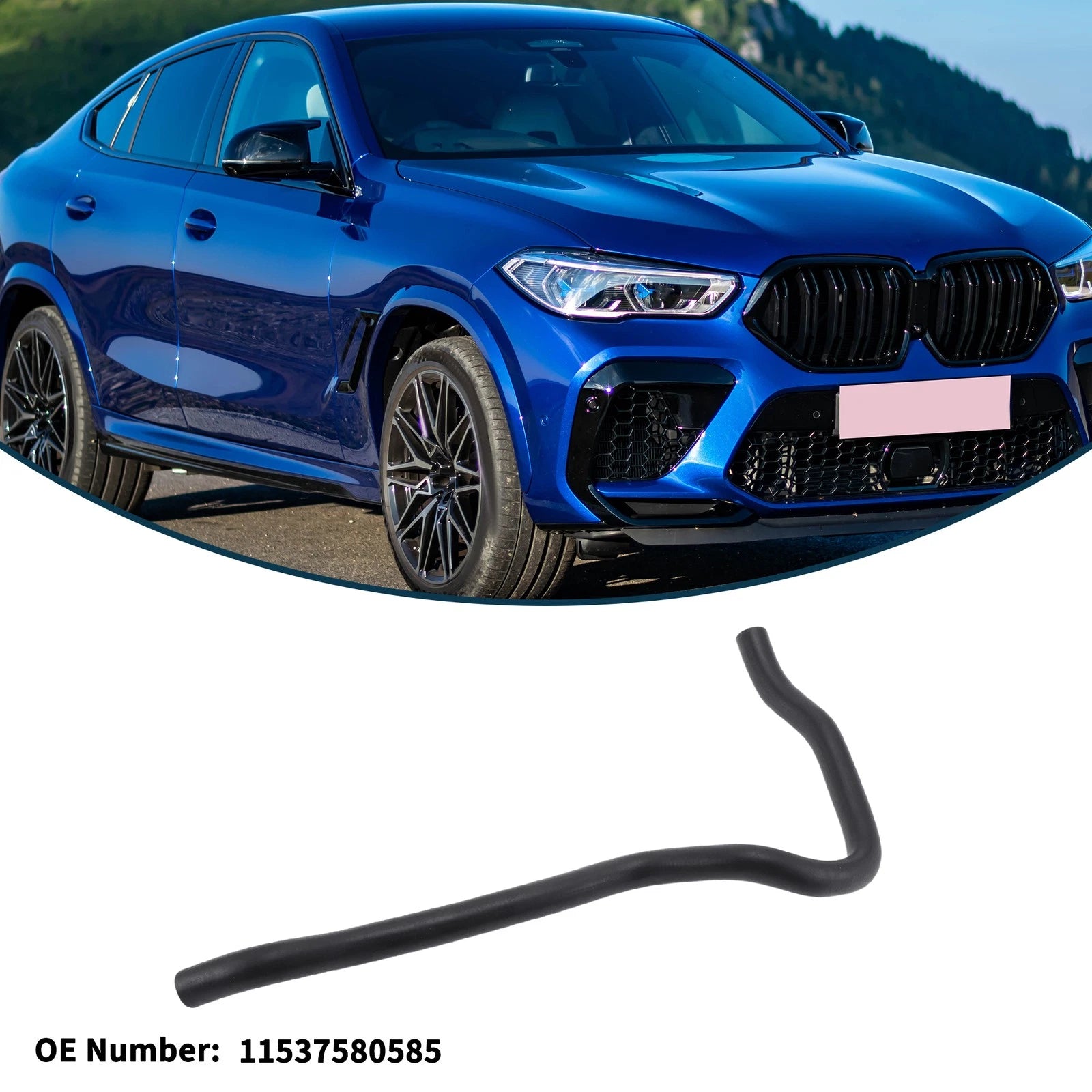 Heater Radiator Outlet Hose Replacement for BMW X6 (2008–2014)