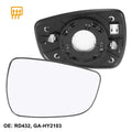 Heated Mirror Glass Right Passenger Side w Backing for Hyundai Elantra Accent (2011–2023)