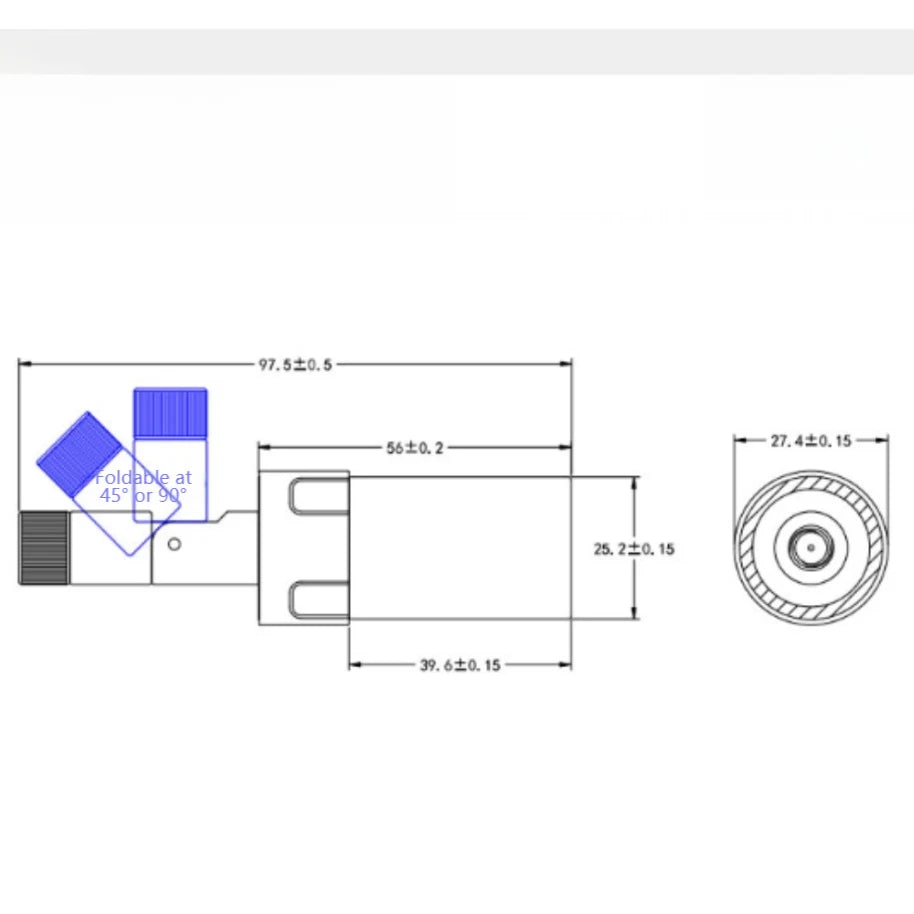 GNSS Antenna Covers L1/L2/L5 Bands B1/B2/B3 2 dBi Peak Gain
