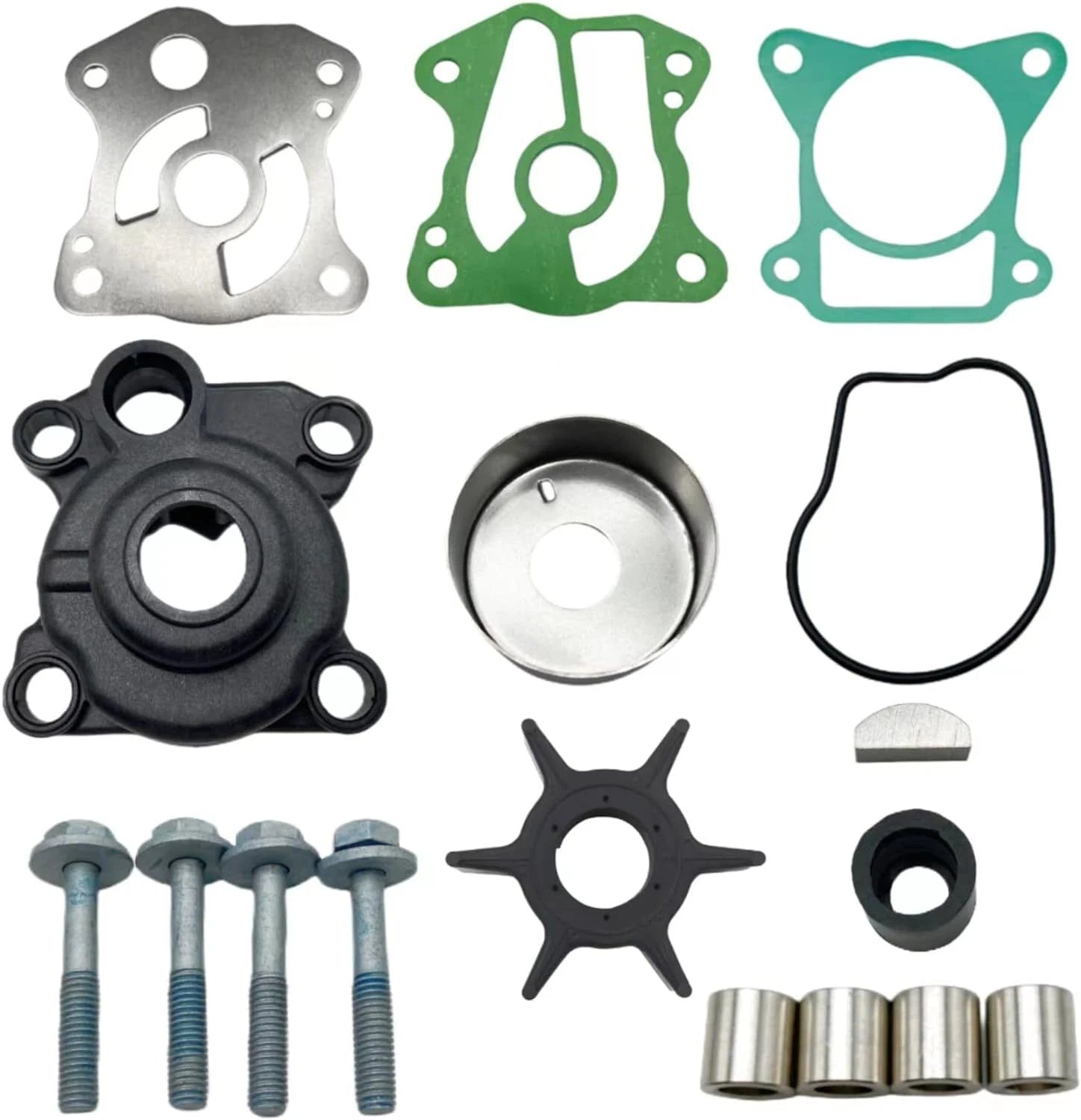 Outboard Water Pump Impeller Repair Kit for Honda 25/30hp (BF25A/BF25D/BF30A/BF30D)