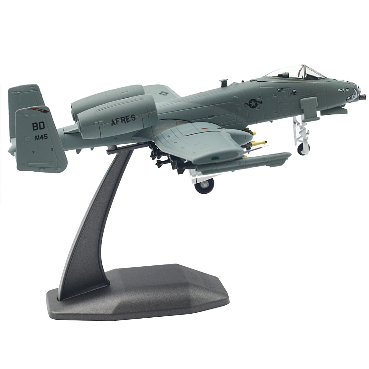 A-10 Warthog 1:100 Scale Model with Display Stand (16cm)
