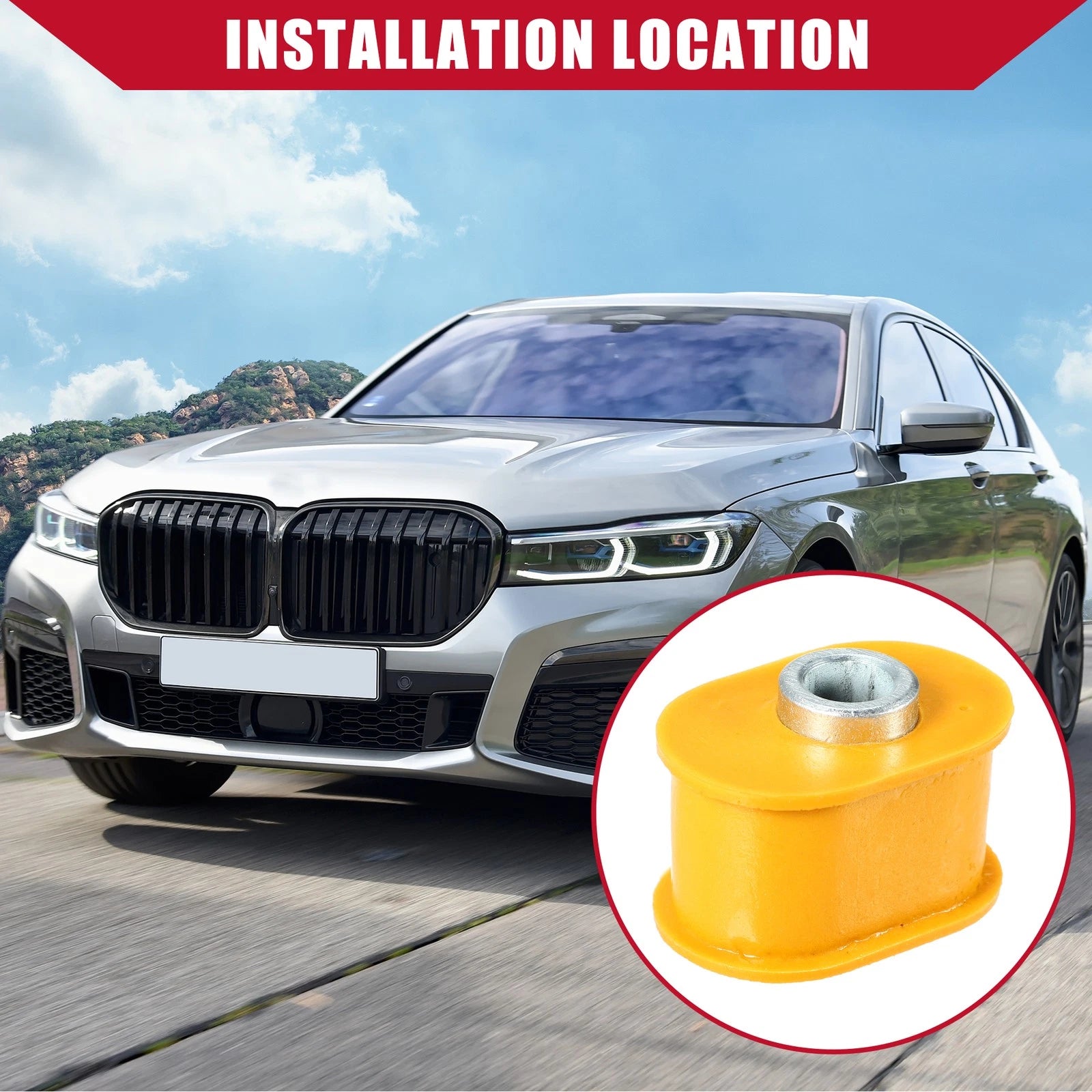Door Check Strap Bushing Replacement for BMW 7 Series E65 E66 (2004–2008)