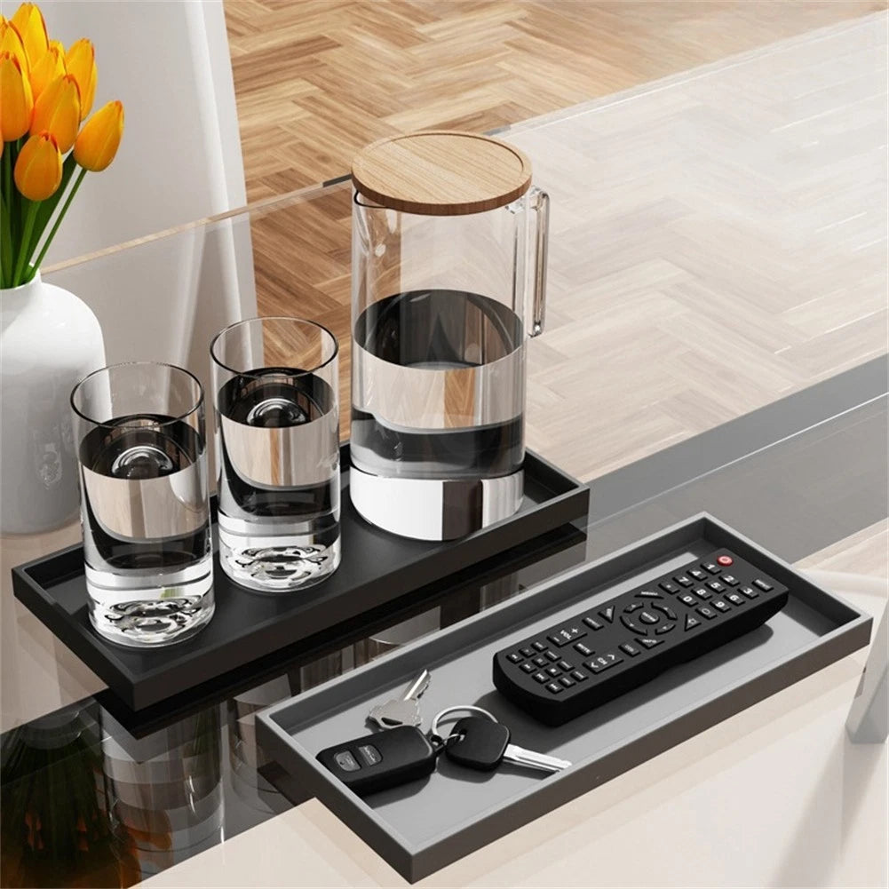 Silicone Bathroom Storage Tray for Toiletries