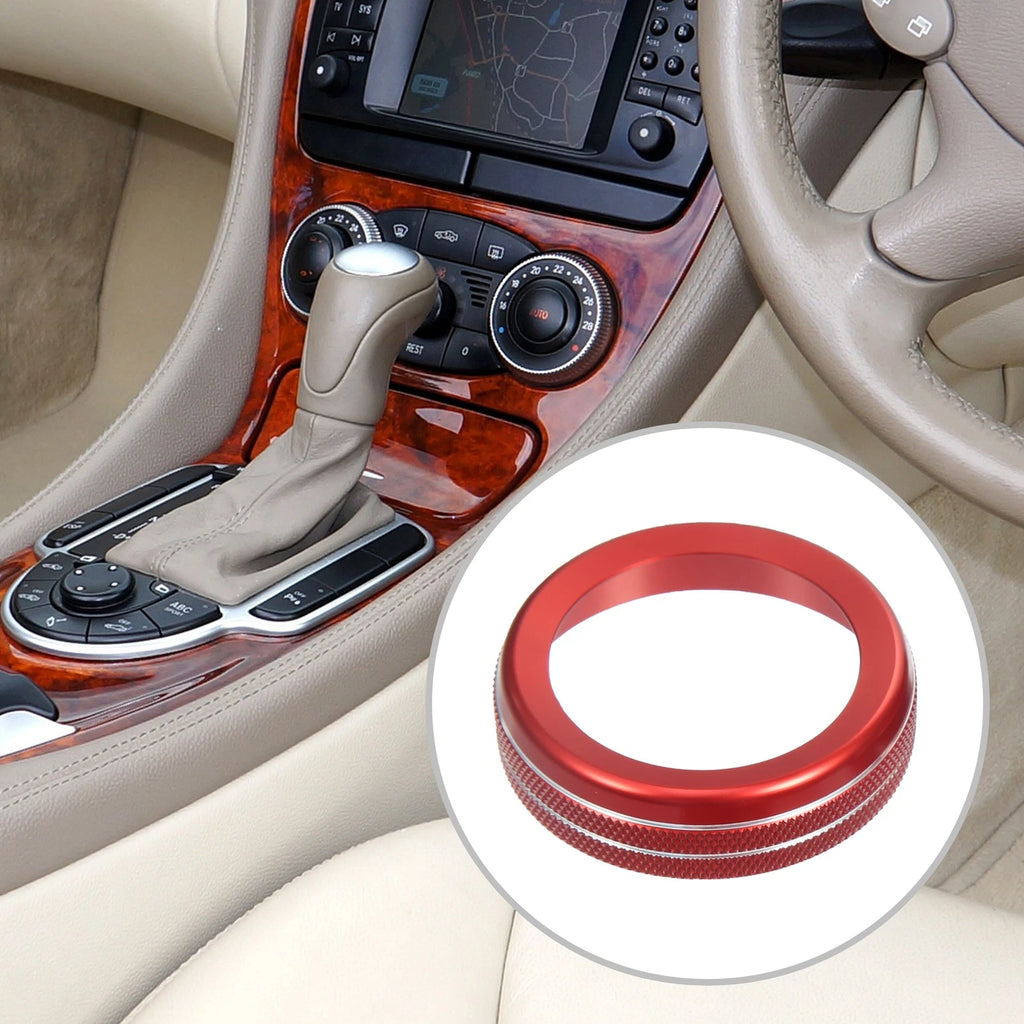 Air Conditioner Volume Tune Knob Decor Ring Set for Chevy Corvette C7 (2014–2019)