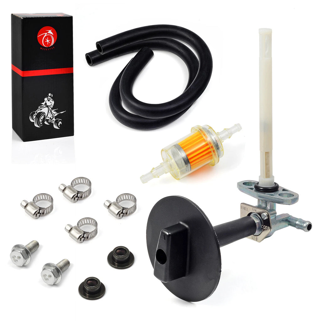 Fuel Valve Petcock & Lever Screw for Honda Foreman 450 TRX450 (1998–2004)