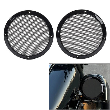 6.5" Saddlebag Lid Speaker Grill Cover for Harley Road Electra Street Glide (1983–Present)