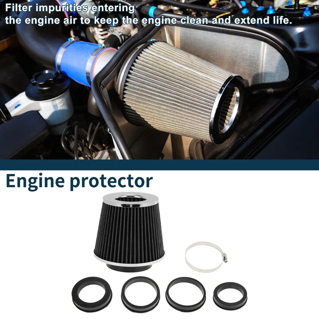 High Flow Engine Air Filter 63.5mm/70mm/76mm/80mm/89mm