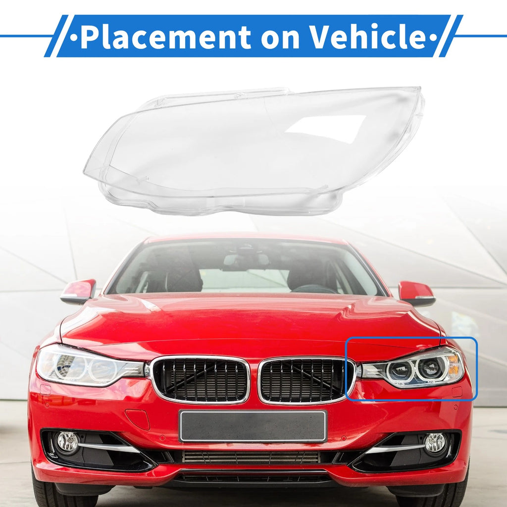 Headlight Lens Cover Front Left for BMW 320d 325i 335i (2006–2013)