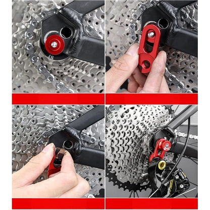 Rear Derailleur Mount for Mountain and Road Bikes (2010–2023) Black Red