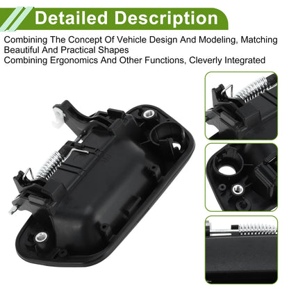 Exterior Door Handle for Chevrolet Spark (2013–2016) No.95227860 Black Front Right