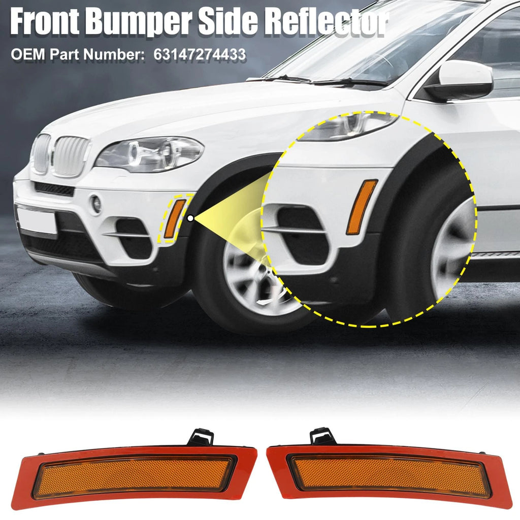 Bumper Reflector Replacement Left for BMW XDrive35d XDrive35i (2013–2016)
