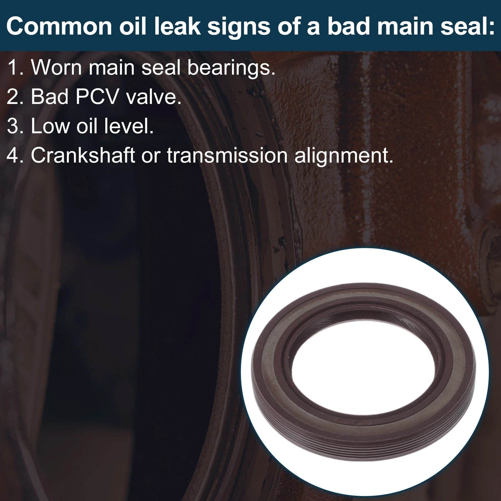 Front Crankshaft Oil Seal Replacement for Mercedes-Benz CLC-Class (2008–2011)