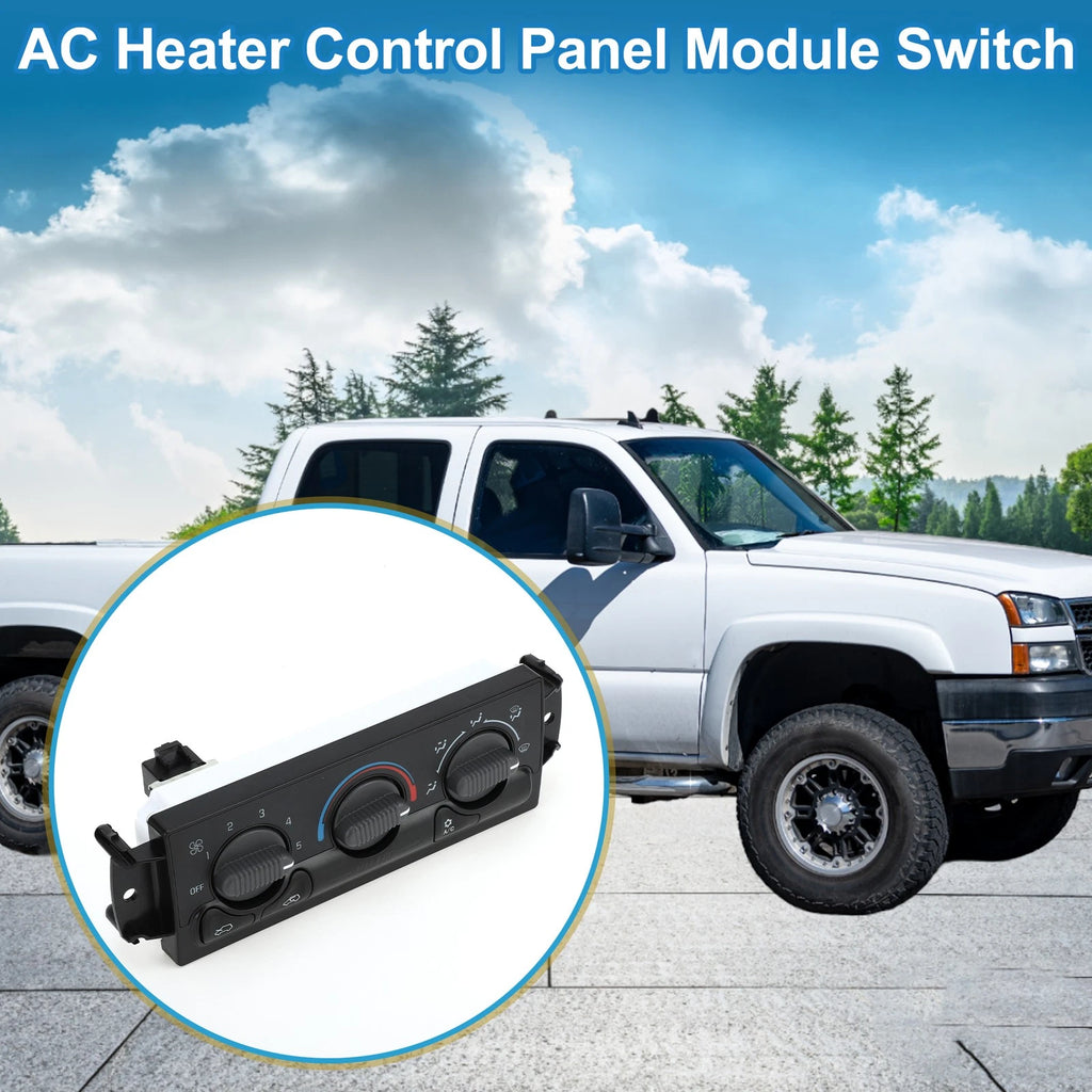 HVAC A C Heater Climate Control Panel Replacement for Chevrolet Silverado (1999–2001)