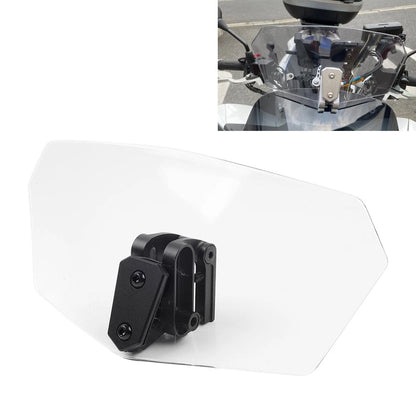 Adjustable Windshield Extension Air Deflector for Universal Fit