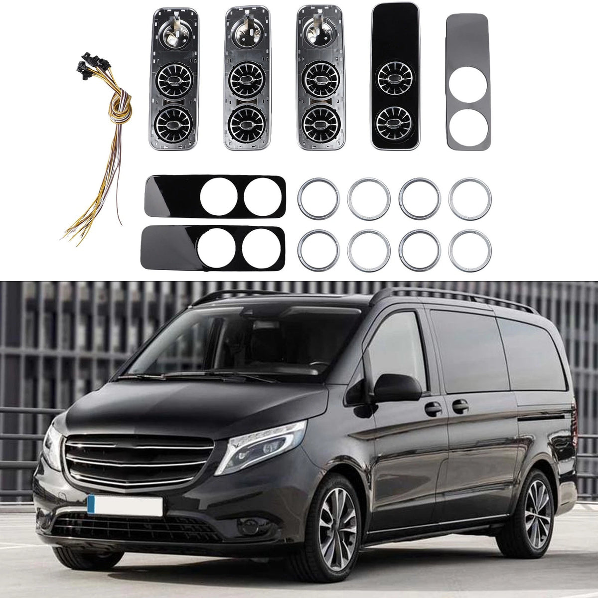 Customizable LED Light Trim for Vehicle Ambiance