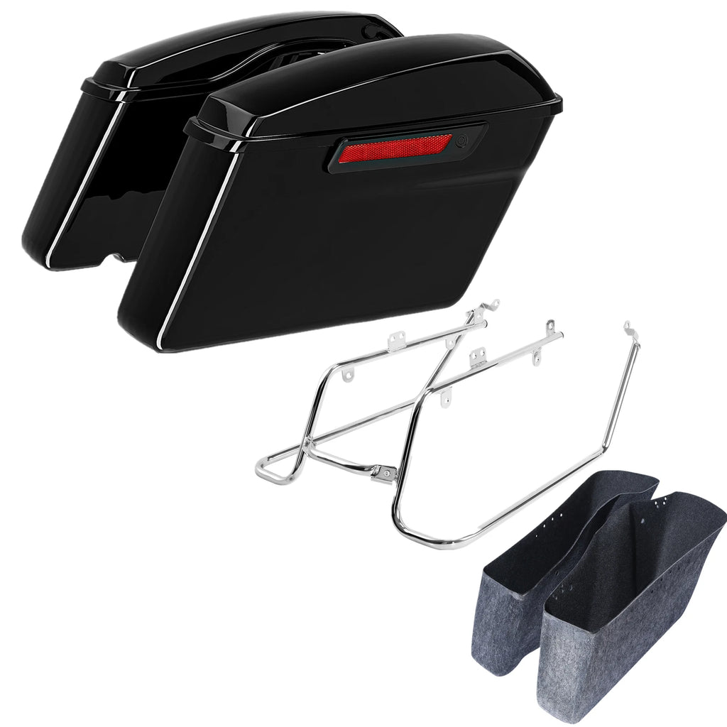 Hard Saddlebags Conversion Bracket for Harley Super Wide Glide (2008–2017)