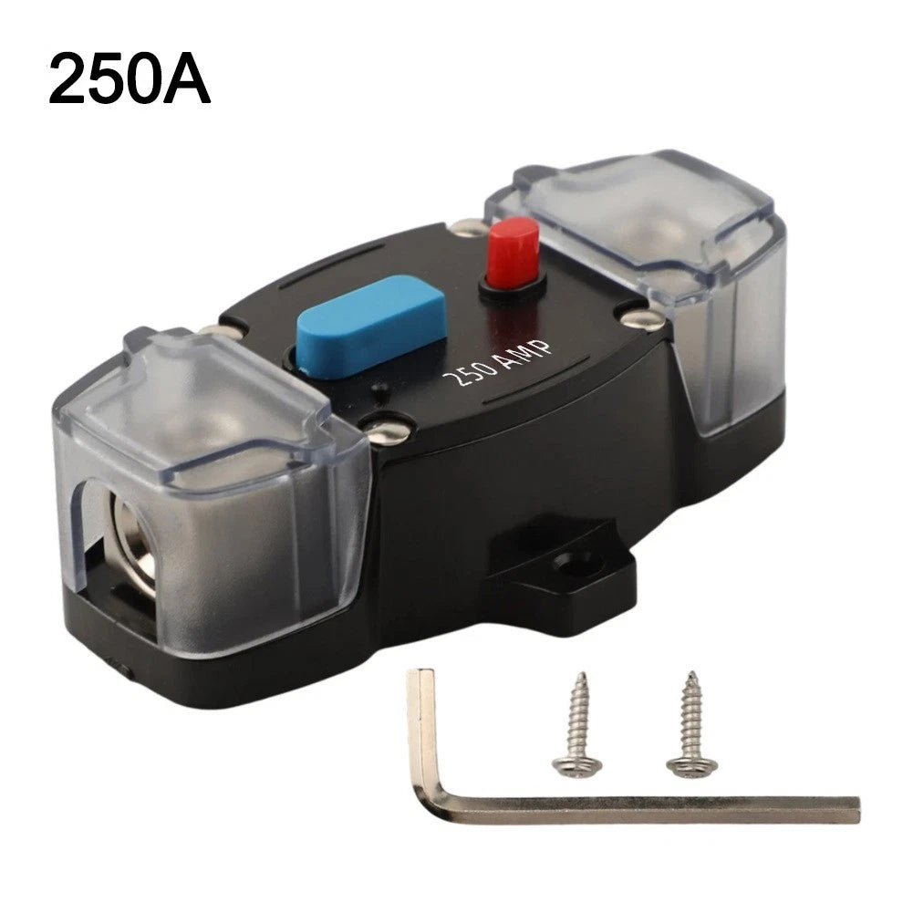 12-48V 250A DC Circuit Breaker with Self-Reset Timer for Car RV Boat (N/A)
