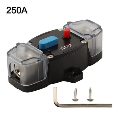 12-48V 250A DC Circuit Breaker with Self-Reset Timer for Car RV Boat (N/A)