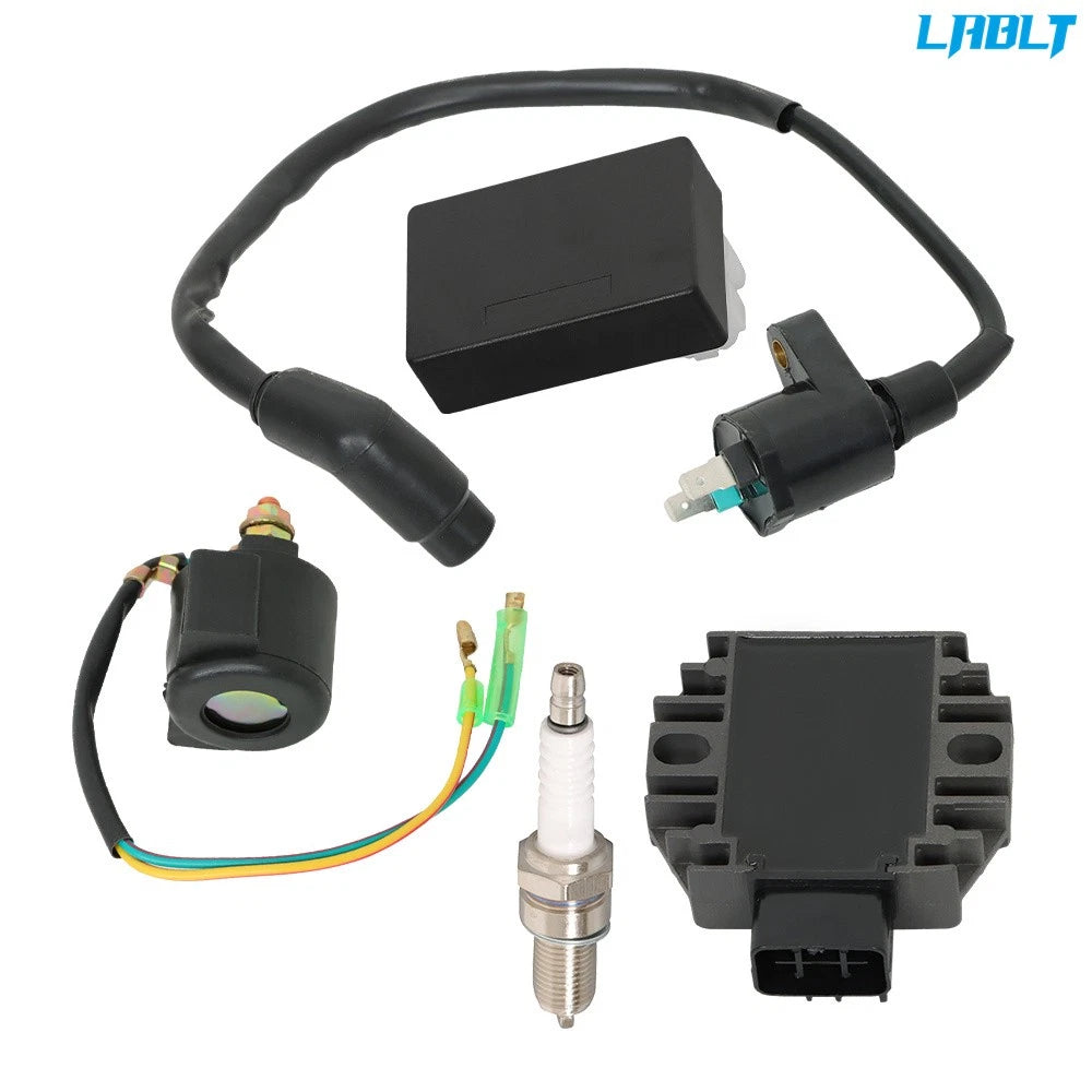 CDI Ignition Coil Rectifier Relay Spark Plug for Honda TRX250EX (2001–2008)