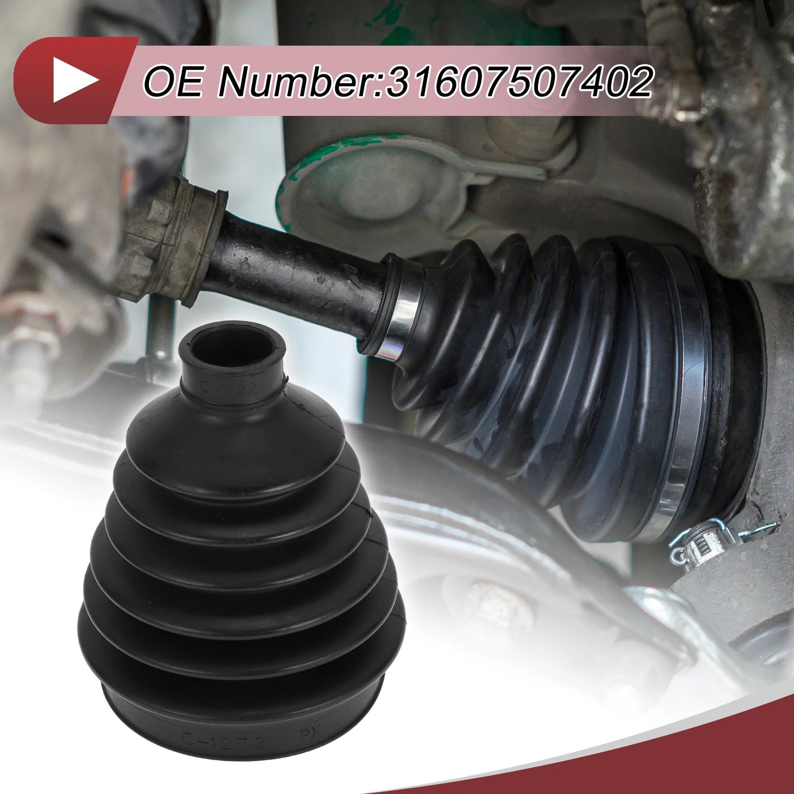 Outer CV Joint Boot Kit with Clamps for BMW X5 (2000–2006)