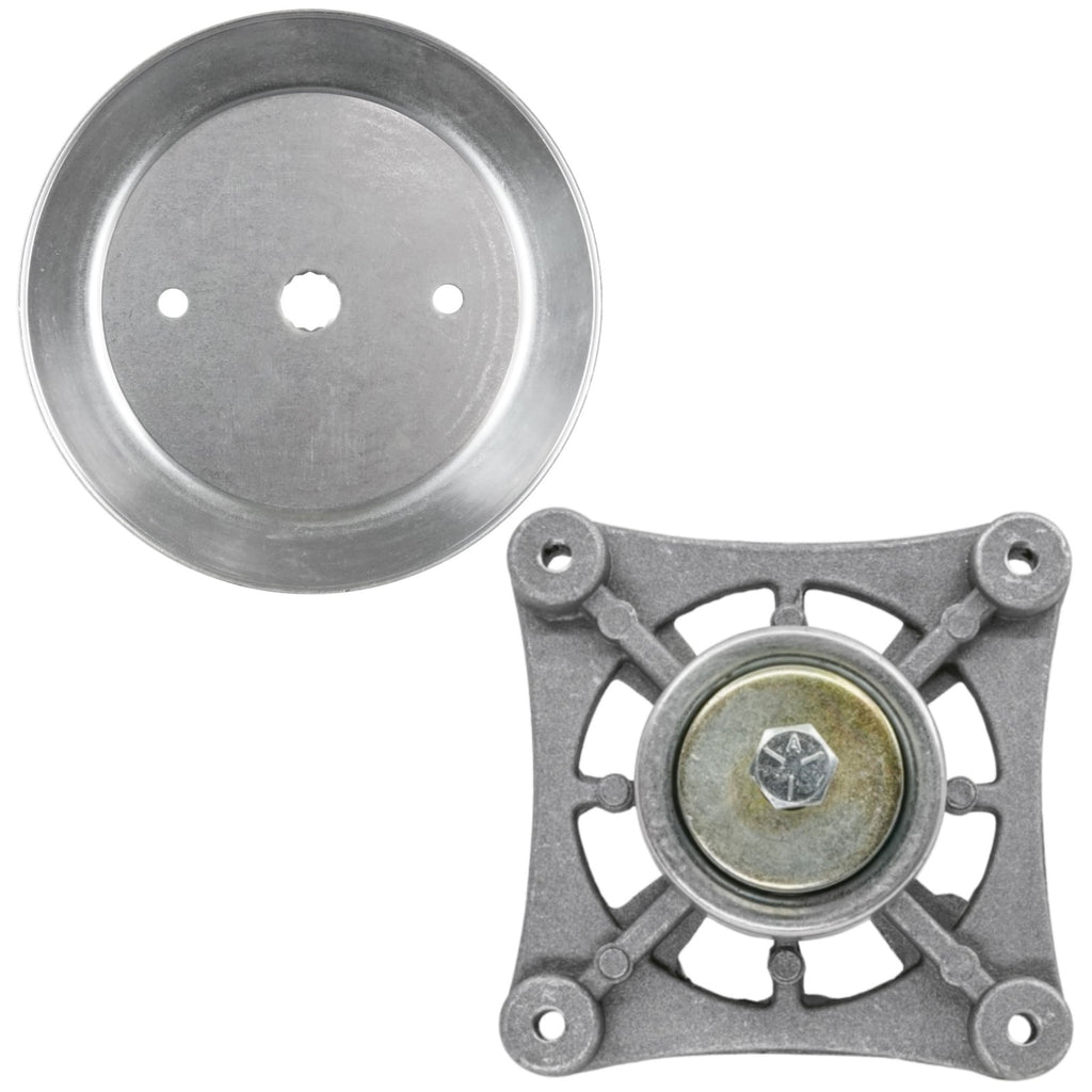 Deck Spindle and Pulley Replacement for Poulan PB145G42 (2011–2012)