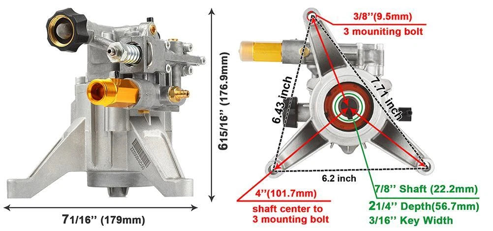 Pressure Washer Pump for Universal (2700 PSI)