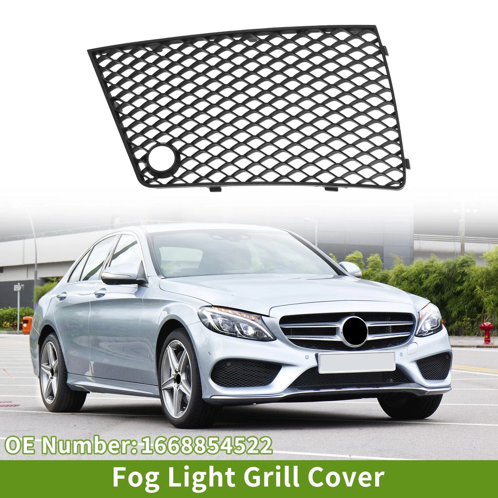 Front Left Fog Light Grill Replacement for Mercedes GL63 AMG (2013–2019)