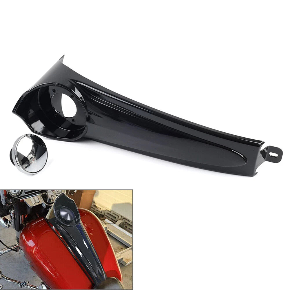 Stretched Dash Panel + Gas Tank Cap Cover for Harley Electra Street Glide (1986–2007)