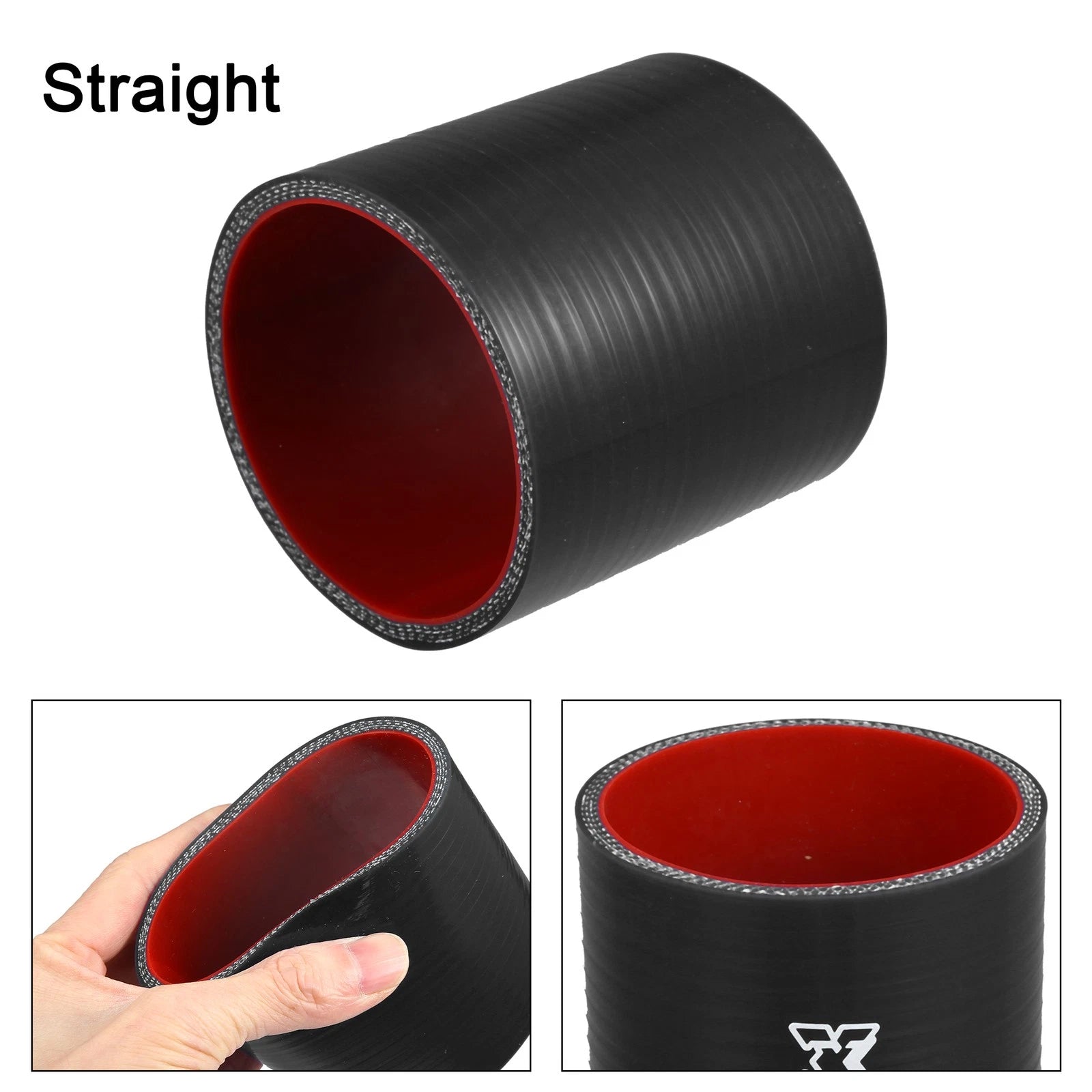 2.76" ID Straight Silicone Reducer Hose for Car Intercooler (Universal)
