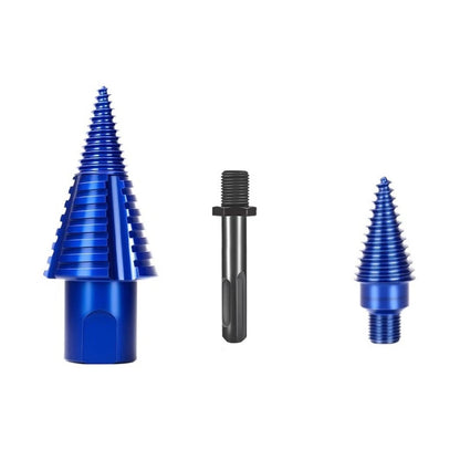 Quick Change Firewood Splitter Bit for SDS Square and Round Shank